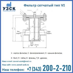 Фильтр сетчатый ФС по Т-ММ-11-2003 в Иркутске